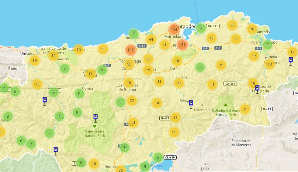 informacion de paradas